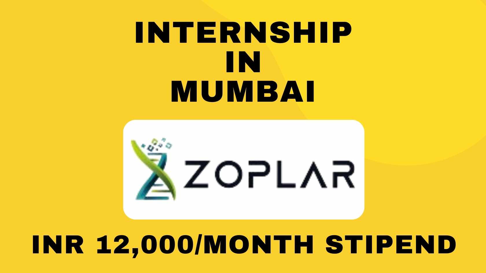 Zoplar Internship in Mumbai