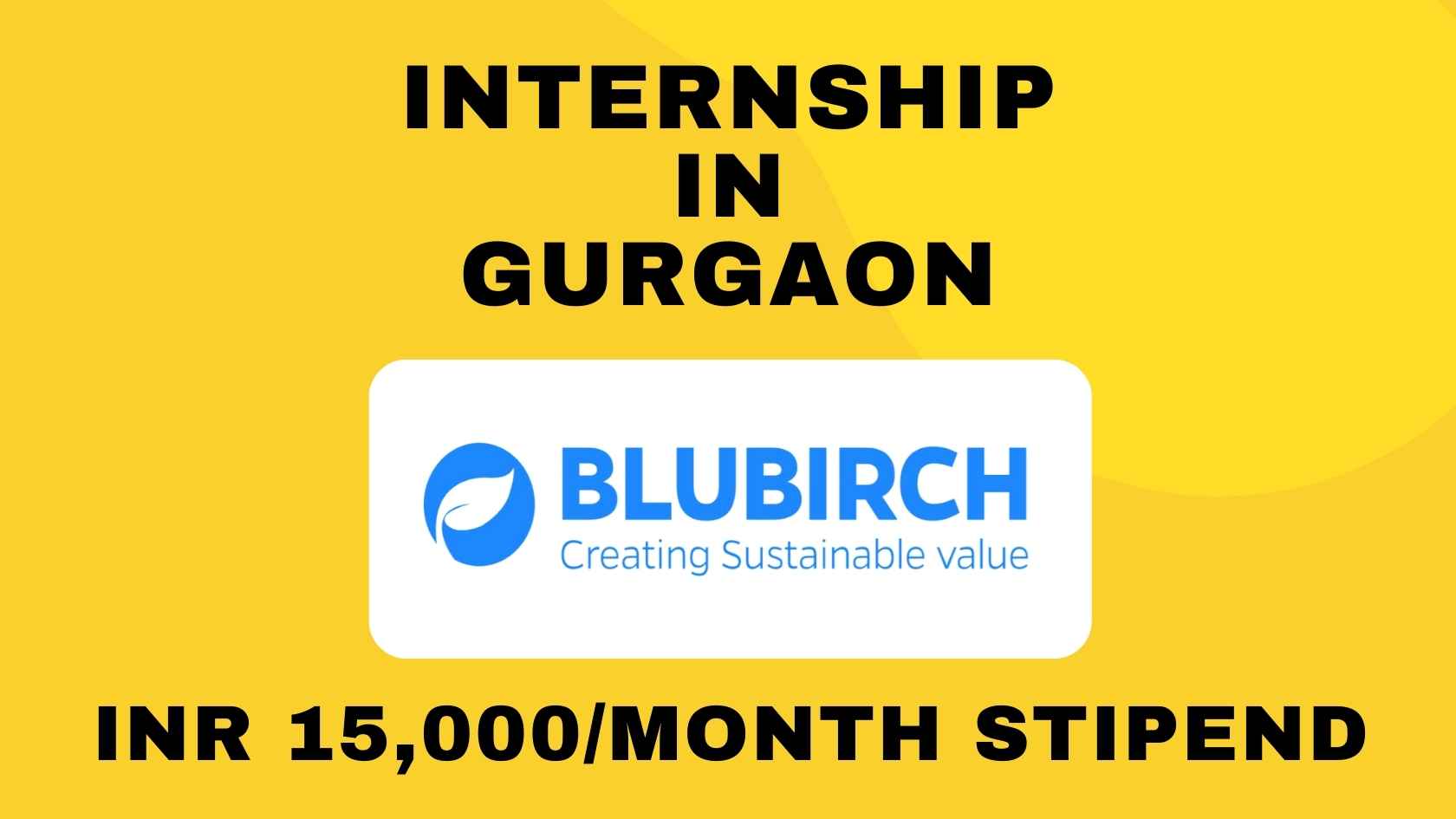 Blubirch Internship in Gurgaon