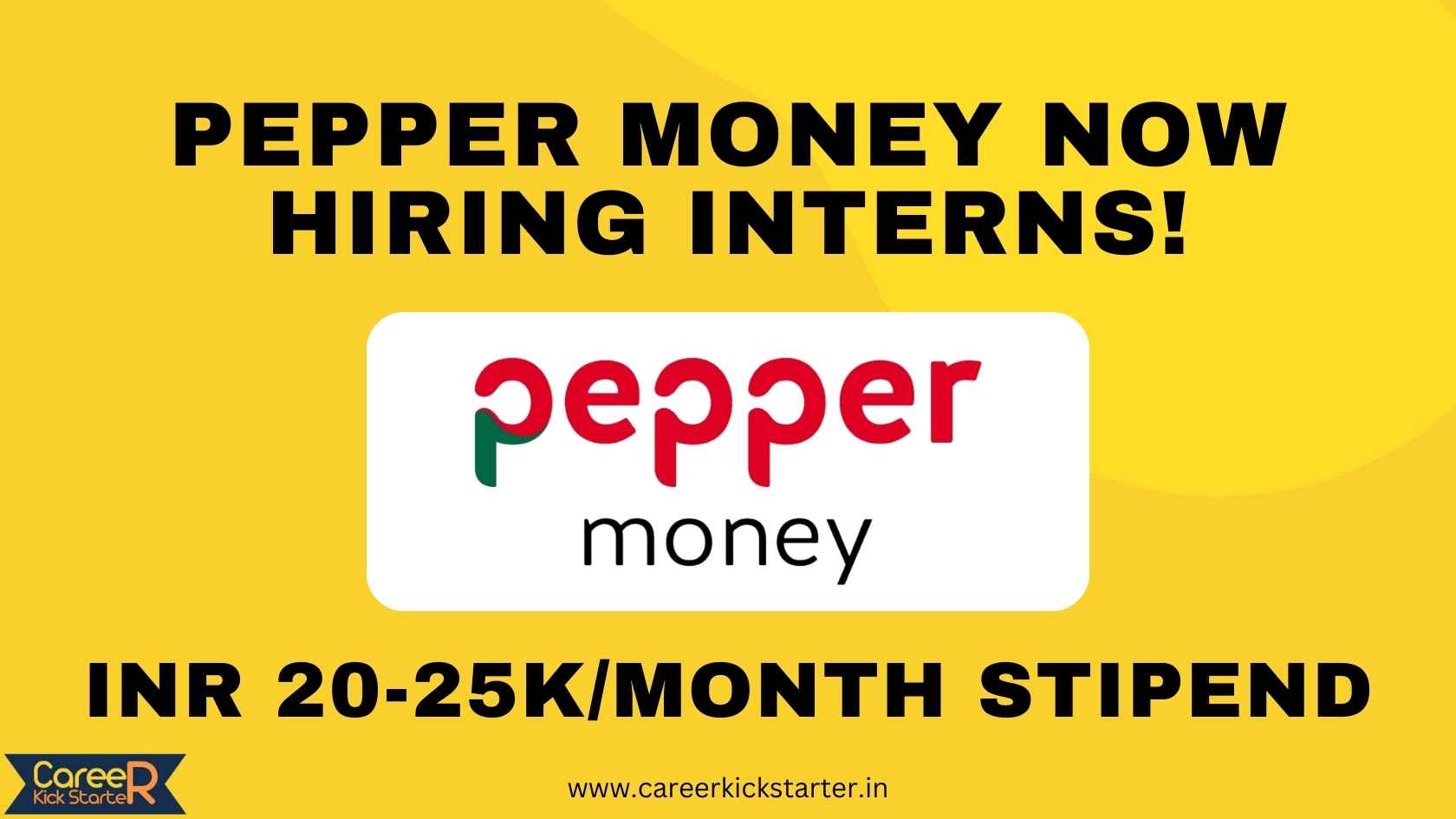 Pepper Money Internship