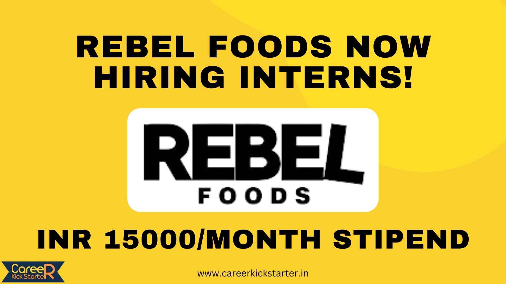 Rebel Foods Internship